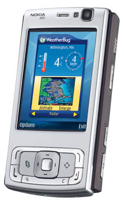 Nokia N95    'WeatherBug'