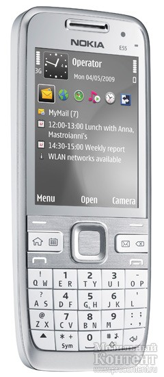  4  MWC: Nokia E75  Nokia E55 -   Nokia Eseries