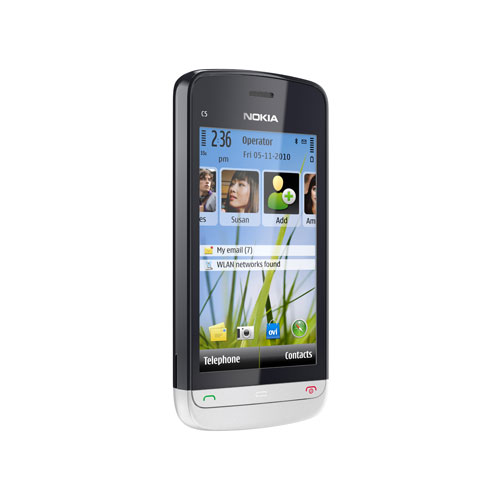  2  Nokia C5-03 -    Wi-Fi, GPS  3G  9 500