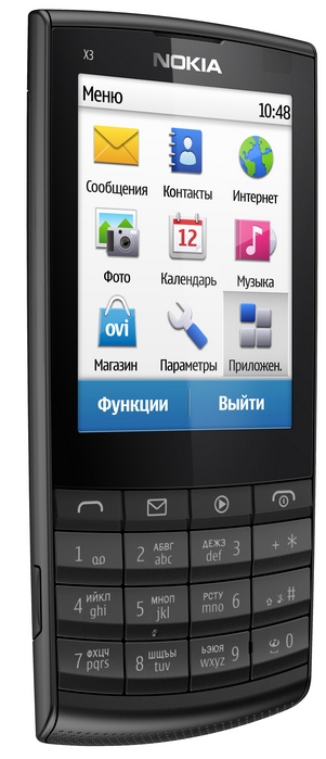  1  Nokia X3 Touch and Type -     Nokia