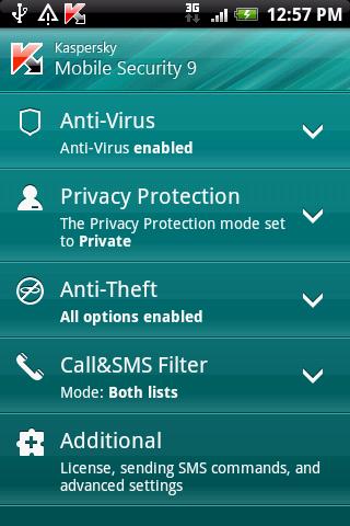  4  Kaspersky Mobile Security 9     Android Market