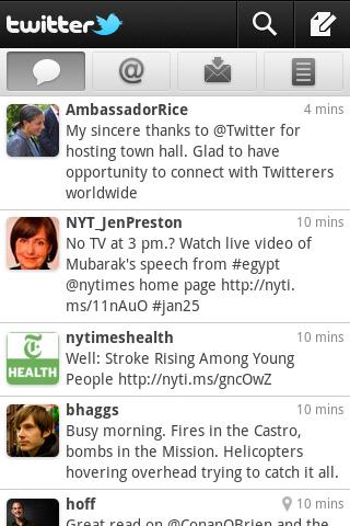  1  Twitter  Android  push-