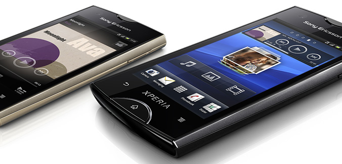  5  Sony Ericsson Xperia ray   Android Gingerbread -   