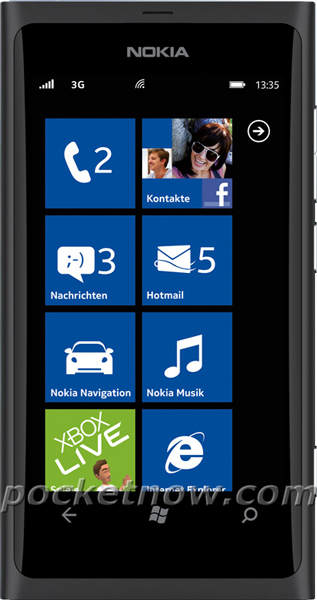  1    Nokia 800  Windows Phone 7