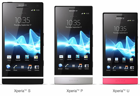  2  MWC 2012:   Sony Xperia P  Xperia U 