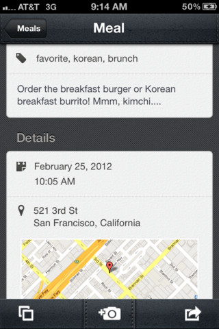  3  Evernote Food  iPhone :  ,   Foursquare