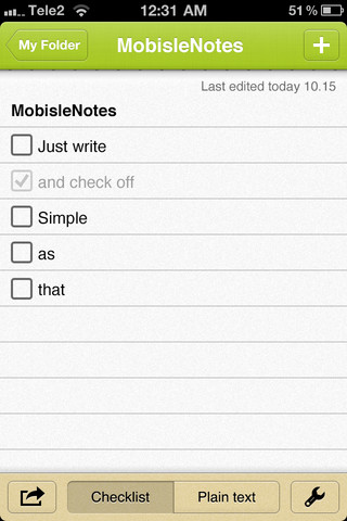  1    Mobisle Notes    