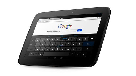  3  Google Nexus 10:     