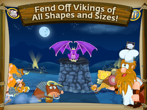 Фото 3 новости Защитим дракона от викингов в игре Drunk Vikings для iPhone и iPad