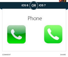  iOS 7   ,  iOS 6