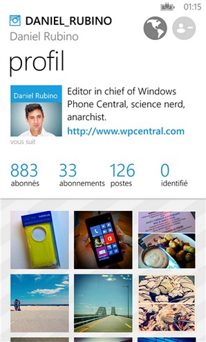 Instagram  Windows Phone      