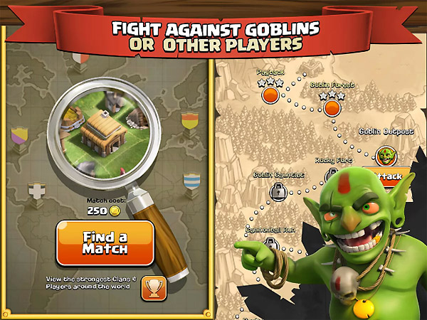  4  Clash of Clans  Android:   