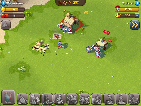 Обзор бесплатной игры Покорение Рима для iPhone и iPad - триумфальный марш ваших легионов