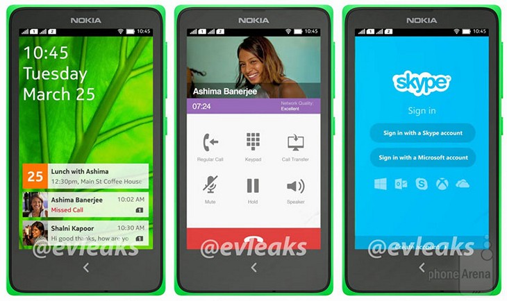 Nokia  Android  Windows Phone