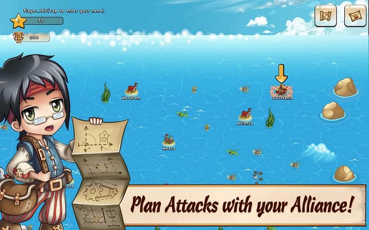  5    Pirates of Everseas  Android:  