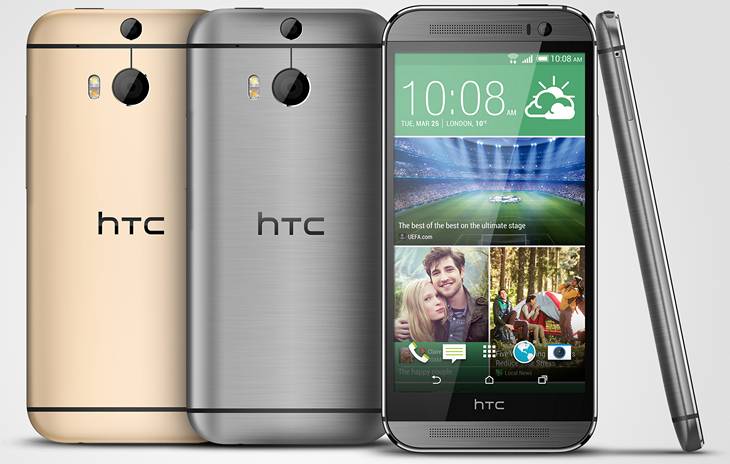  2   HTC One M8:      