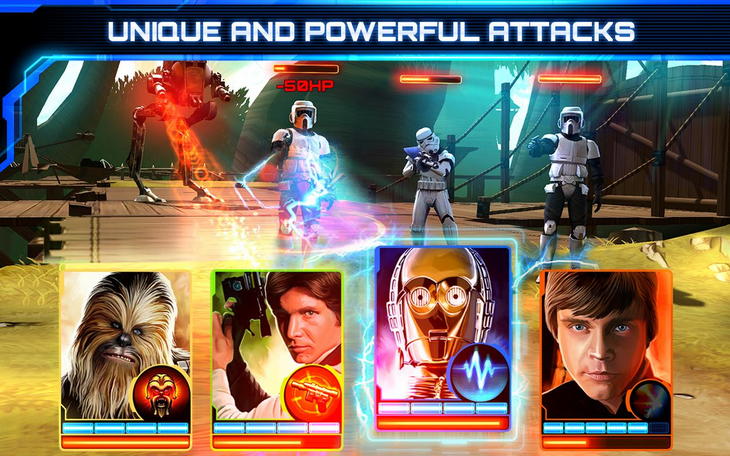  4   Star Wars: Assault Team  Android:   