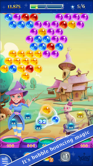  4   iOS- Bubble Witch Saga 2:   