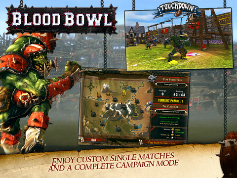  5   Blood Bowl  iPad:       Warhammer