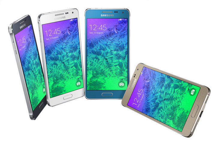  2  Samsung Galaxy Alpha:    Galaxy