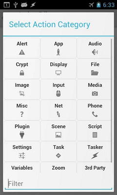  Tasker:   Android