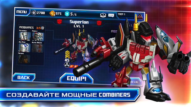  3   TRANSFORMERS: Battle tactics  Android  iPhone:    