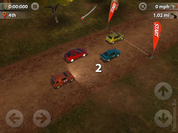  3    Rush Rally  iOS  Android:    