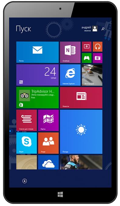  Prestigio MultiPad Visconte Quad 3G  4 500 : Windows    