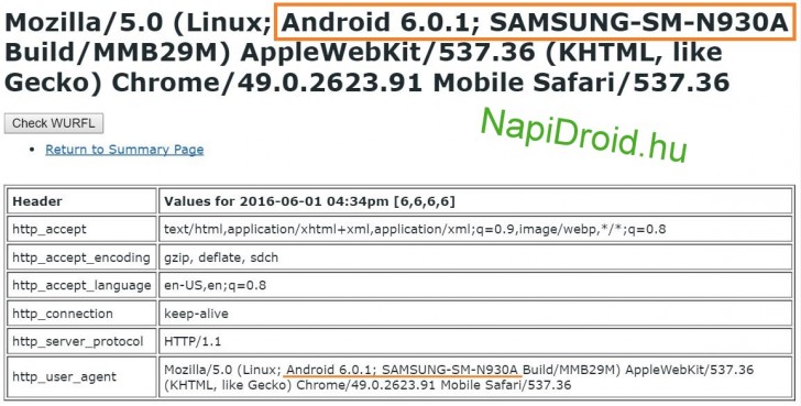 Galaxy Note 7 SM-N930A