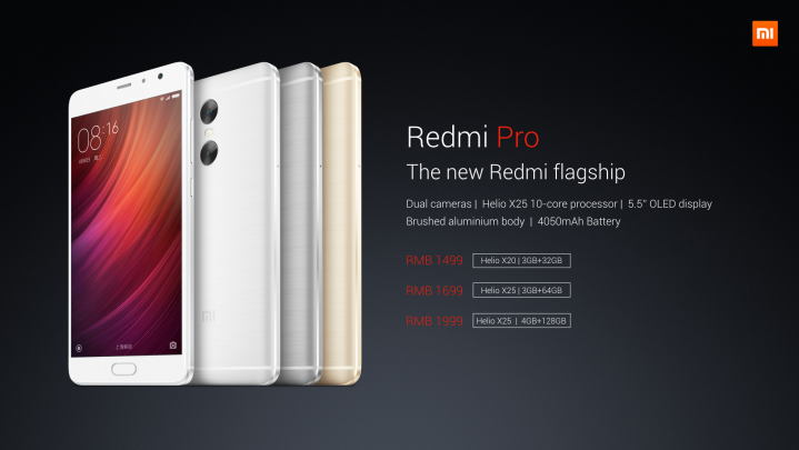  5  Xiaomi Redmi Pro : Helio X25   