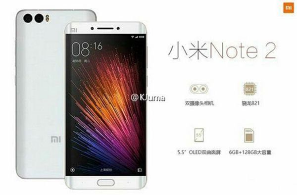 2     Xiaomi Mi Note 2:     