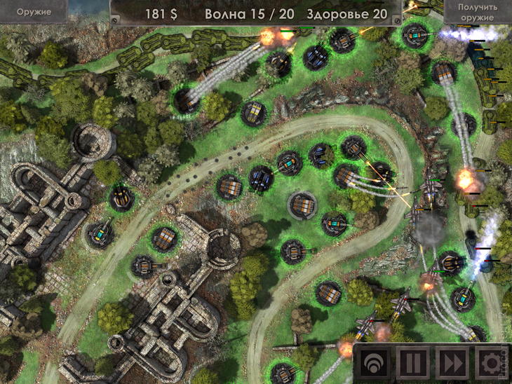 Защита башен Defense Zone 3 для iPhone и Android