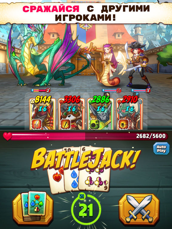  4  Battlejack:         [Android  iPhone]