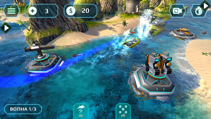  3  Naval Storm TD:       3D [Android/iPhone]
