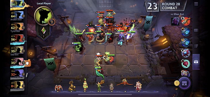  3  Dota Underlords   Android  iOS:      