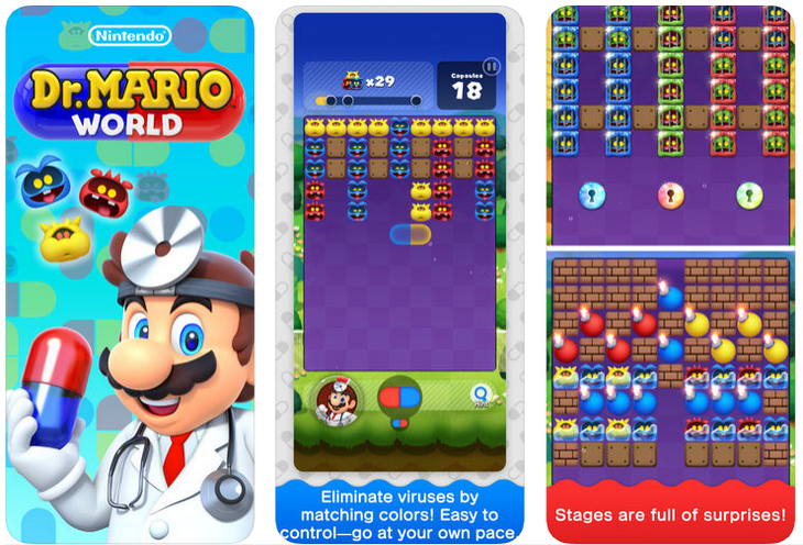  2  Dr. Mario World:  -     