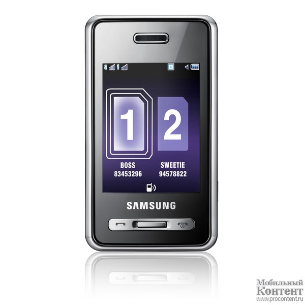  1  Samsung D980:     Samsung    SIM- 