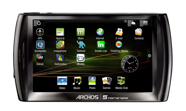 Archos 5 Internet tablet