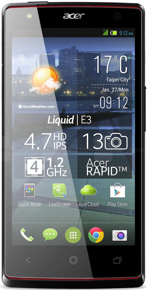 Acer Liquid E3 Dual SIM
